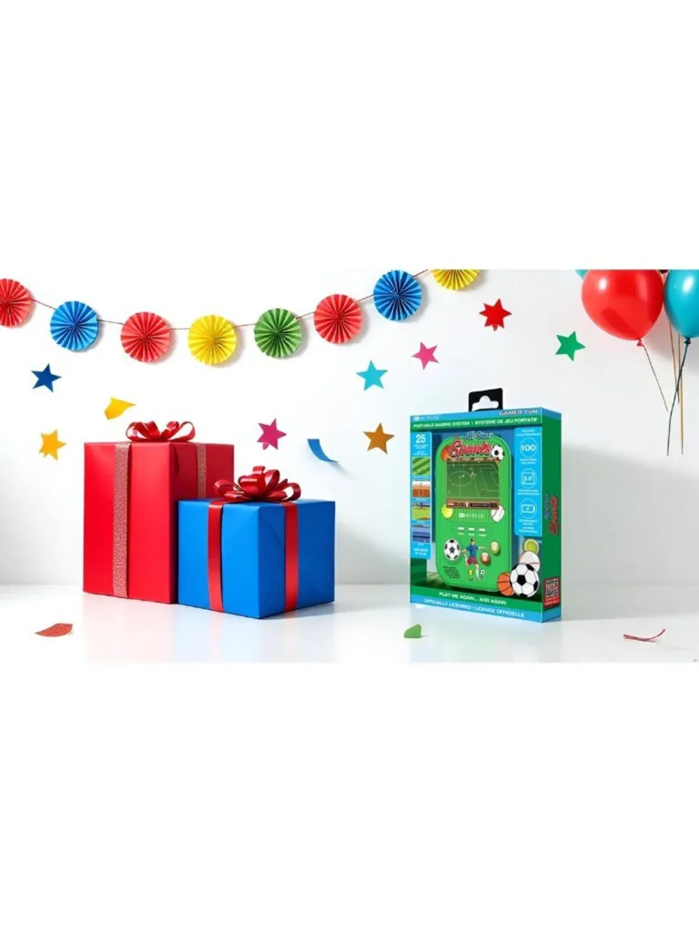All Star Sports Arcade Game Console: 125 Fun Preloaded Games for Kids & Adults